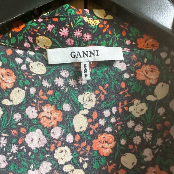 GANNI multicolor silk Joycedale Blouse, size M (EU 40) - Picture 9 of 14